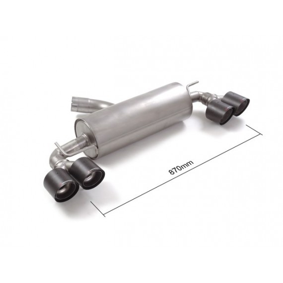 Ragazzon | Terminale silenziato con finali rotondi in Carbonio sfalsati per Toyota Yaris GR 1.6 (260cv) 2020>> DA MONTARE IN COPPIA CON 55.0719.00 - 57.0149.00 Ragazzon | Terminale silenziato con finali rotondi in Carbonio sfalsati per Toyota Yaris GR 1.6 (260cv) 2020>> DA MONTARE IN COPPIA CON 55.0719.00 - 57.0149.00