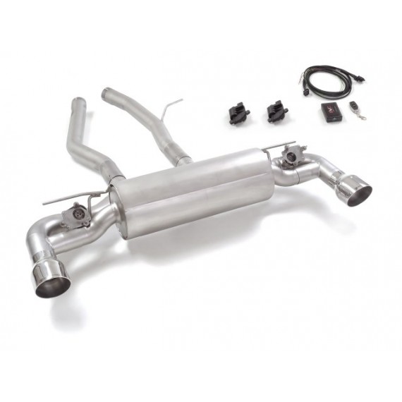 Ragazzon | Impianto di scarico con terminali rotondi cromati con valvole per Toyota Supra GR 3.0 Mk5 (340cv)