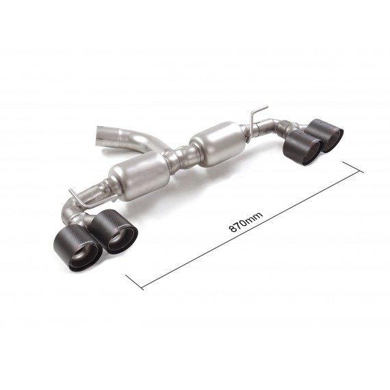 Ragazzon | Terminale con doppi finali rotondi in Carbonio per Toyota Yaris GR 1.6 (260cv) 2020>> DA MONTARE IN COPPIA CON 55.0719.00 - 57.0149.00