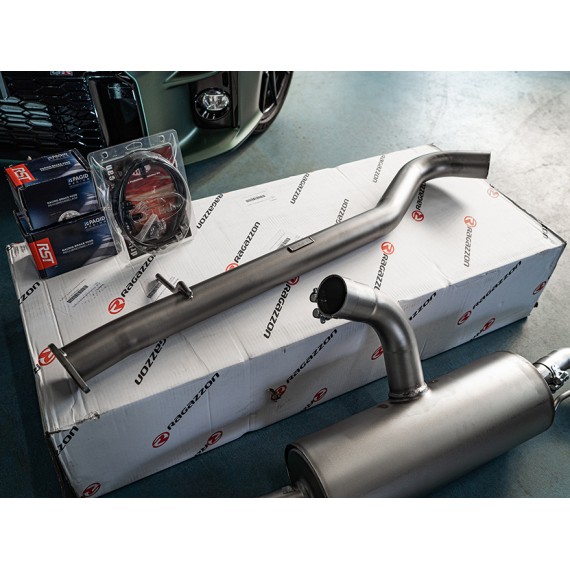 Ragazzon | Centrale non silenziato per Toyota Yaris GR 1.6 (260cv) 2020>> NON COMPATIBILE CON POSTERIORE ORIGINALE Ragazzon | Centrale non silenziato per Toyota Yaris GR 1.6 (260cv) 2020>> NON COMPATIBILE CON POSTERIORE ORIGINALE