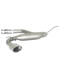 Ragazzon | Terminale non silenziato con finale ovale cromato per Volkswagen Golf 7 AU 1.4TSI (122cv/125cv)