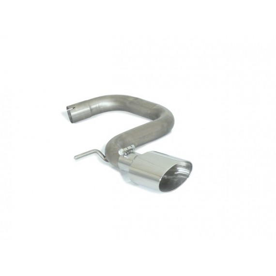 Ragazzon | Terminale non silenziato con finale ovale cromato per Volkswagen Golf 6 1K 2.0TDi (140cv) 2.0 GTD (170cv)