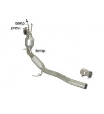 Ragazzon | Downpipe Catalizzato per Volkswagen Golf 6 1K 1.6TDi DPF (90cv) COMPATIBILE CON POSTERIORE ORIGINALE