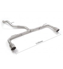 Ragazzon | Terminale non silenziato con finali rotondi cromati per Volkswagen Golf 8 CD 1.5TSI (130cv/150cv) Ragazzon | Terminale non silenziato con finali rotondi cromati per Volkswagen Golf 8 CD 1.5TSI (130cv/150cv)