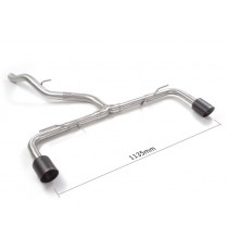 Ragazzon | Terminale non silenziato con finali rotondi in Carbonio per Volkswagen Golf 8 CD 1.5TSI (130cv/150cv) Ragazzon | Terminale non silenziato con finali rotondi in Carbonio per Volkswagen Golf 8 CD 1.5TSI (130cv/150cv)