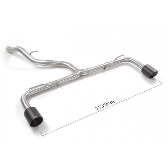 Ragazzon | Terminale non silenziato con finali rotondi in Carbonio per Volkswagen Golf 8 CD 1.5TSI (130cv/150cv) Ragazzon | Terminale non silenziato con finali rotondi in Carbonio per Volkswagen Golf 8 CD 1.5TSI (130cv/150cv)