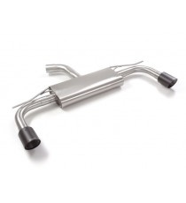 Ragazzon | Terminale silenziato con finali rotondi in Carbonio per Volkswagen Golf 8 CD 2.0GTI (245cv) Ø70mm