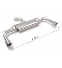 Ragazzon | Terminale silenziato con finali rotondi cromati per Volkswagen Golf 8 CD 1.5TSI (150cv) Multilink Ragazzon | Terminale silenziato con finali rotondi cromati per Volkswagen Golf 8 CD 1.5TSI (150cv) Multilink