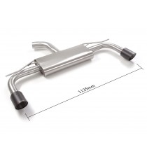 Ragazzon | Terminale silenziato con finali rotondi in Carbonio per Volkswagen Golf 8 CD 1.5TSI (150cv) Multilink Ragazzon | Terminale silenziato con finali rotondi in Carbonio per Volkswagen Golf 8 CD 1.5TSI (150cv) Multilink
