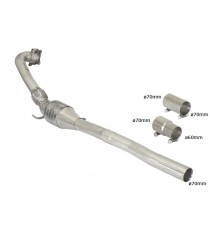 Ragazzon | Downpipe Catalizzato 200celle per Volkswagen Golf 6 1K R 2.0TSI (270cv) Ø70mm Ragazzon | Downpipe Catalizzato 200celle per Volkswagen Golf 6 1K R 2.0TSI (270cv) Ø70mm