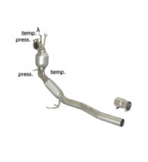 Ragazzon | Downpipe Catalizzato per Volkswagen Golf 6 1K 1.6TDi DPF (105cv) 2.0TDi (110cv/140cv) 2.0 GTD (170cv) COMPATIBILE CON POSTERIORE ORIGINALE