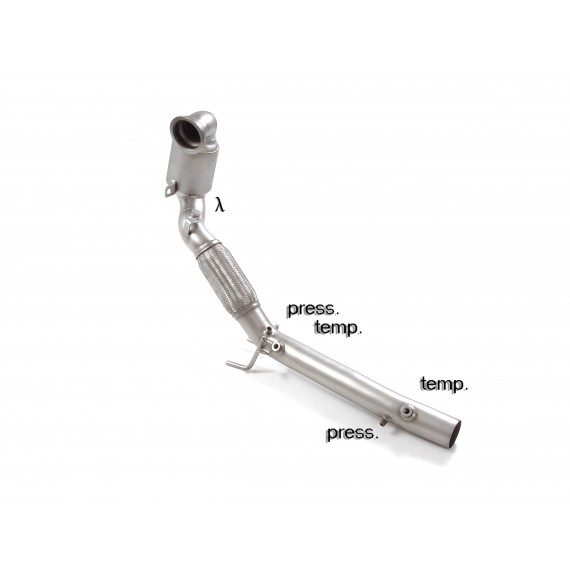 Ragazzon | Downpipe Catalizzato 200celle per Volkswagen Golf 7.5 AU 2.0TSI GTI e TCR Ø70mm Ragazzon | Downpipe Catalizzato 200celle per Volkswagen Golf 7.5 AU 2.0TSI GTI e TCR Ø70mm