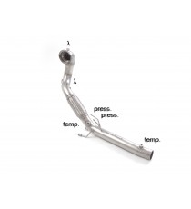 Ragazzon | Downpipe non Catalizzato per Volkswagen Golf 8 CD 2.0GTI (245cv) Clubsport (300cv) Ø70mm