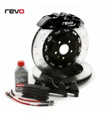 Revo - Impianto frenante maggiorato 380x32 con pinza nera per Audi A4 B8, S4 B8 3.0 TFSI, S5 B8, Q5, SQ5 3.0 TFSI, 3.0 TDI, A5 B8