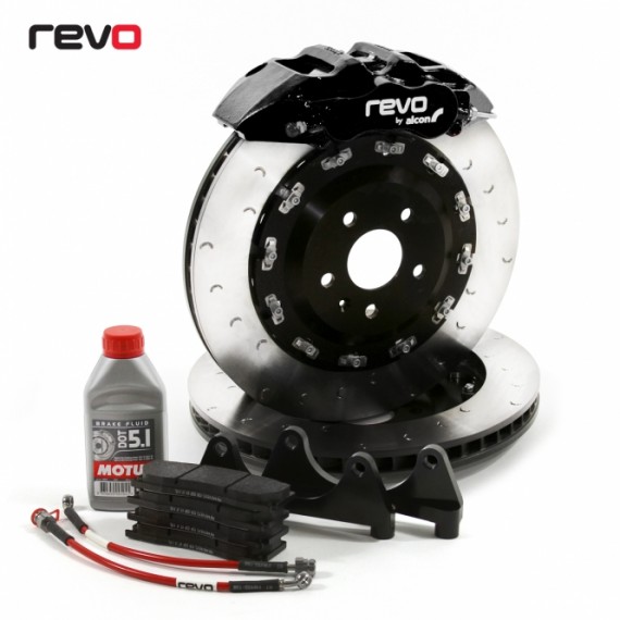 Revo - Impianto frenante maggiorato 380x32 con pinza nera per Audi TT 8J 2.0 TFSI, TTS 8J 2.0 TFSI, TTRS 8J 2.5 TFSI