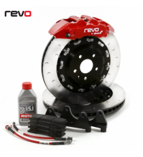 Revo - Impianto frenante maggiorato 380x32 con pinza rossa per Audi A4 B8, S4 B8 3.0 TFSI, S5 B8, Q5, SQ5 3.0 TFSI, 3.0 TDI, A5 B8