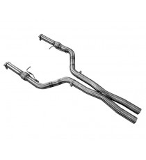Centrale Non Silenziato in acciaio inossidabile per Alfa Romeo Giulia Quadrifoglio Centrale Non Silenziato in acciaio inossidabile per Alfa Romeo Giulia Quadrifoglio