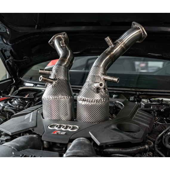 Downpipe CAT 100/200celle per Audi RS6 C8