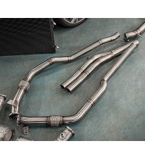 Centrali NON silenziati in acciaio inossidabile per Audi RS4 B9/B9.5 con GPF 2019>2022 Centrali NON silenziati in acciaio inossidabile per Audi RS4 B9/B9.5 con GPF 2019>2022