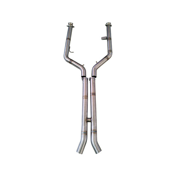 TFL Italy - SOLO Centrale NON SILENZIATO Racing con sonde OPF in acciaio inossidabile per BMW M3 G80 Competition e M4 G82 Competition