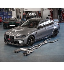 TFL Italy - Scarico COMPLETO silenziato con valvole in acciaio per BMW M3/M4 G80/G82 Competition
