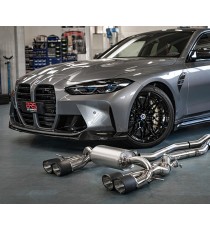 TFL Italy - SOLO Terminale SILENZIATO con valvole in acciaio per BMW M3/M4 G80/G82 Competition
