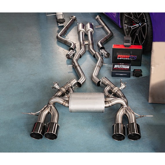 TFL Italy - Scarico COMPLETO silenziato con valvole in acciaio per BMW M2 G87 Competition