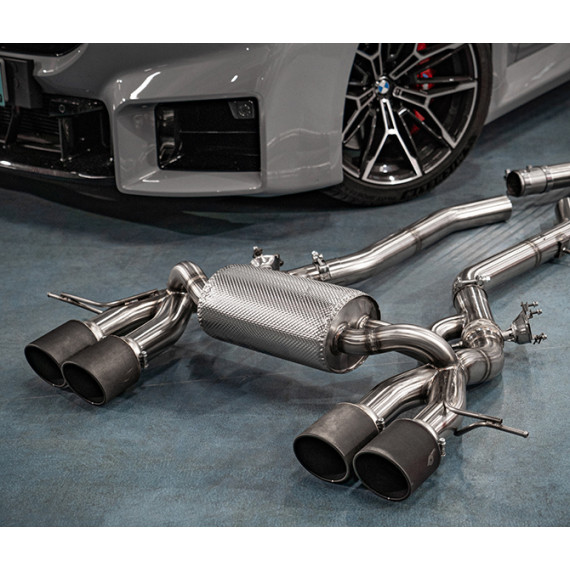 TFL Italy - SOLO Terminale SILENZIATO con valvole in acciaio per BMW M2 G87 Competition