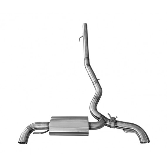  Cat-Back CON valvole e centrale in acciaio inossidabile per Mercedes AMG A45S