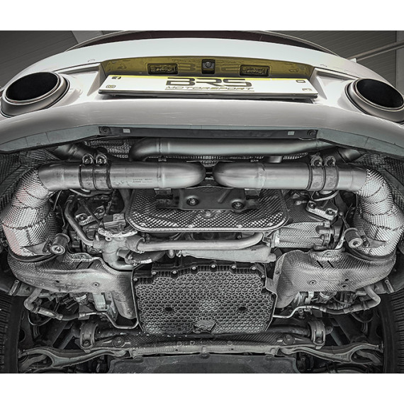 Catalizzatori sportivi in acciaio inox per Porsche 911/992 Carrera S, 4, 4S