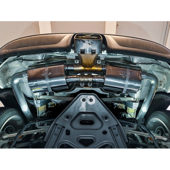 Tubi Style | Impianto di scarico senza valvole per Porsche Boxster S e Cayman S 3.4L 987 1 Generazione da 57mm