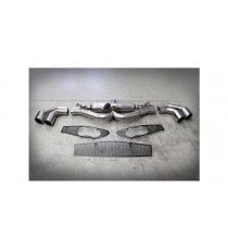 Tubi Style | Impianto di scarico per Alfa Romeo 4C a 4 uscite + Griglie + Centralina da 76mm