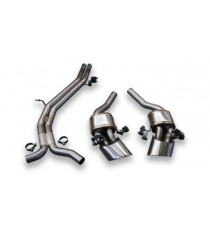 Tubi Style | Impianto di scarico per Audi RS4 e RS5 Sportback + Terminali Ovali da 65mm Tubi Style | Impianto di scarico per Audi RS4 e RS5 Sportback + Terminali Ovali da 65mm