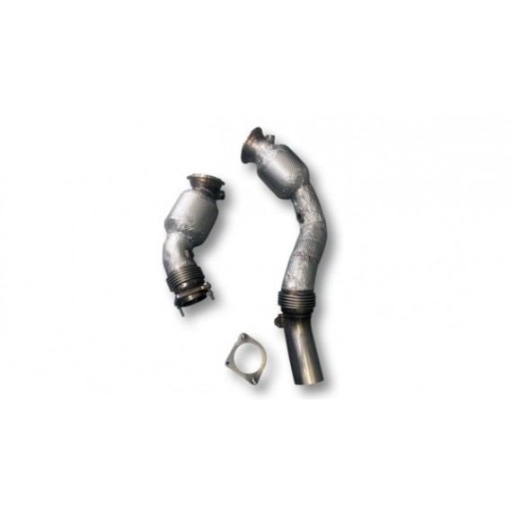 Tubi Style | Catalizzatori 100 celle per BMW M3 (F80), M4 (F82), M2 Competition (F87N) da 65mm