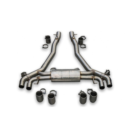 Tubi Style | Impianto di scarico con valvole per BMW M5 e M5 CS da 80mm