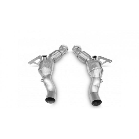 Tubi Style | Catalizzatori 300 celle per Ferrari F8 Tributo da 70mm