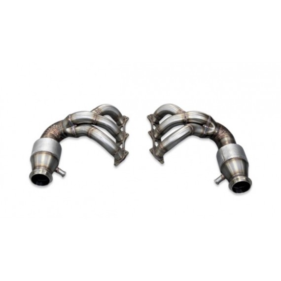 Tubi Style | Collettori con catalizzatore 300 celle per Porsche 911 GT3, GT3 RS, GT3 RS 4.0, 997 da 70mm