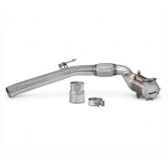 Wagner Tuning | Downpipe con catalizzatore 200 celle per Audi A3 8V 1.8TFSI / Seat Leon III ST 5F 1.8TSI / Seat Leon III 5F Cupra 2.0TSI / Skoda Octavia III 5E 1.8TSI / Skoda Octavia RS 5E 2.0TSI / Volkswagen Golf 7 GTI 2.0TSI con OPF Wagner Tuning | Downpipe con catalizzatore 200 celle per Audi A3 8V 1.8TFSI / Seat Leon III ST 5F 1.8TSI / Seat Leon III 5F Cupra 2.0TSI / Skoda Octavia III 5E 1.8TSI / Skoda Octavia RS 5E 2.0TSI / Volkswagen Golf 7 GTI 2.0TSI con OPF